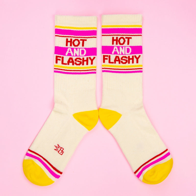 Hot and Flashy Gym Crew Socks-Socks-Vixen Collection, Day Spa and Women's Boutique Located in Seattle, Washington
