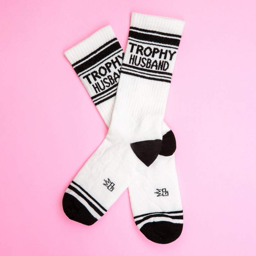 Trophy Husband Gym Crew Socks-Socks-Vixen Collection, Day Spa and Women's Boutique Located in Seattle, Washington