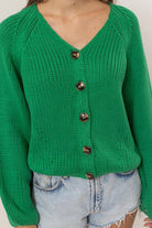 Adara Button Cardigan-Cardigans-Vixen Collection, Day Spa and Women's Boutique Located in Seattle, Washington