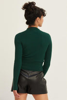 Daphne Mock Neck-Sweaters-Vixen Collection, Day Spa and Women's Boutique Located in Seattle, Washington