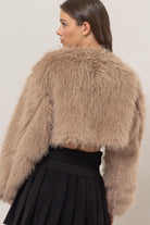 Nova Faux Fur Jacket-Jackets-Vixen Collection, Day Spa and Women's Boutique Located in Seattle, Washington