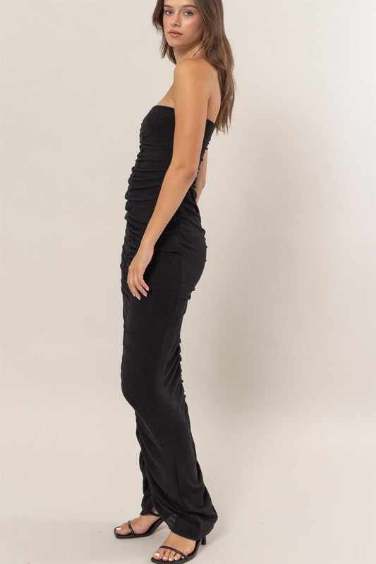 Women's Strapless Glitter Dress | Vixen Collection | Seattle, WA Silver / Small Women's Strapless Glitter Dress | Vixen Collection | Seattle, WA Silver / Small