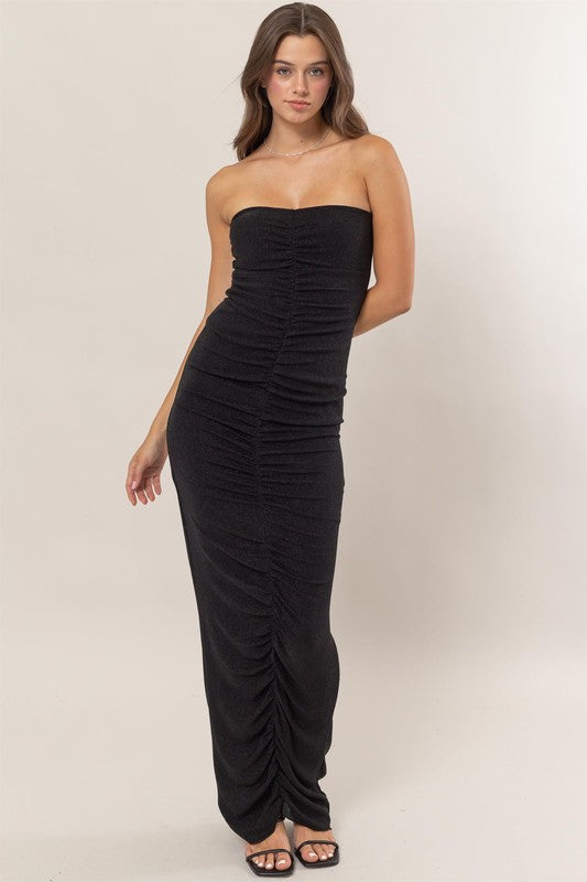 Women's Strapless Glitter Dress | Vixen Collection | Seattle, WA Silver / Small Women's Strapless Glitter Dress | Vixen Collection | Seattle, WA Silver / Small