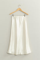 Milkyway Dreams Satin Midi Skirt-Skirts-Vixen Collection, Day Spa and Women's Boutique Located in Seattle, Washington