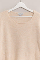 Melange Knit Boat Neck Sweater-Sweaters-Vixen Collection, Day Spa and Women's Boutique Located in Seattle, Washington