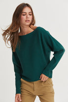 Moana Boat Neck Sweater-Sweaters-Vixen Collection, Day Spa and Women's Boutique Located in Seattle, Washington