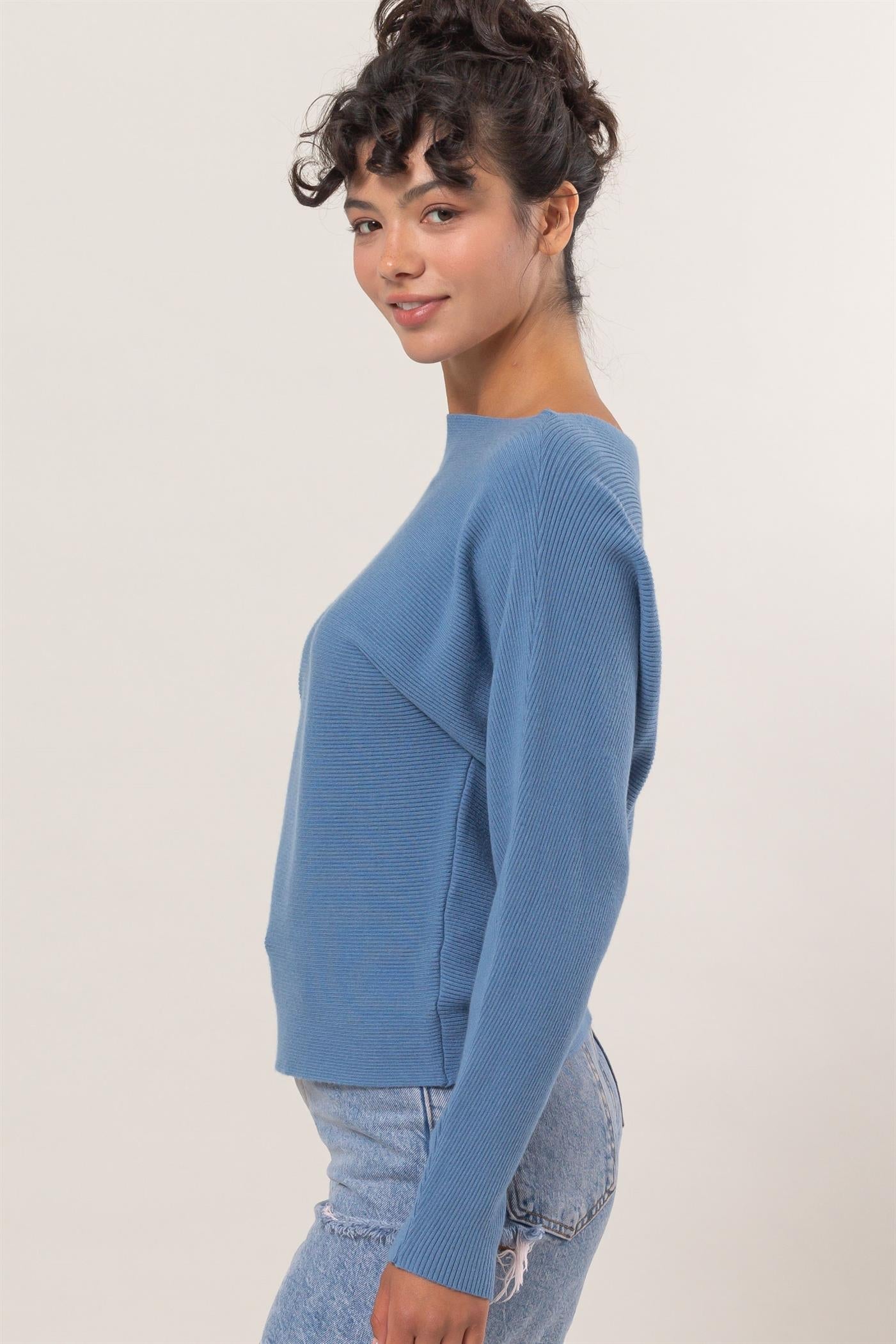 Moana Boat Neck Sweater-Sweaters-Vixen Collection, Day Spa and Women's Boutique Located in Seattle, Washington