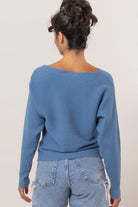 Moana Boat Neck Sweater-Sweaters-Vixen Collection, Day Spa and Women's Boutique Located in Seattle, Washington