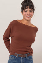 Moana Boat Neck Sweater-Sweaters-Vixen Collection, Day Spa and Women's Boutique Located in Seattle, Washington