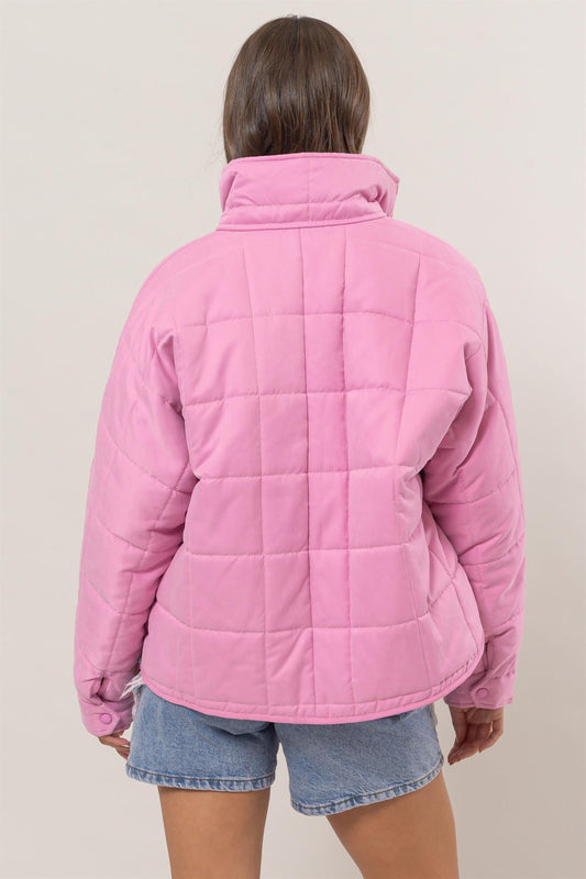 Holly Quilted Puffer Jacket-Outerwear-Vixen Collection, Day Spa and Women's Boutique Located in Seattle, Washington