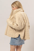 Holly Quilted Puffer Jacket-Jackets-Vixen Collection, Day Spa and Women's Boutique Located in Seattle, Washington