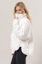 Holly Quilted Puffer Jacket-Jackets-Vixen Collection, Day Spa and Women's Boutique Located in Seattle, Washington