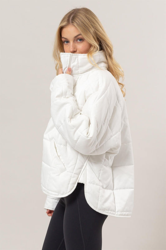 Holly Quilted Puffer Jacket-Outerwear-Vixen Collection, Day Spa and Women's Boutique Located in Seattle, Washington