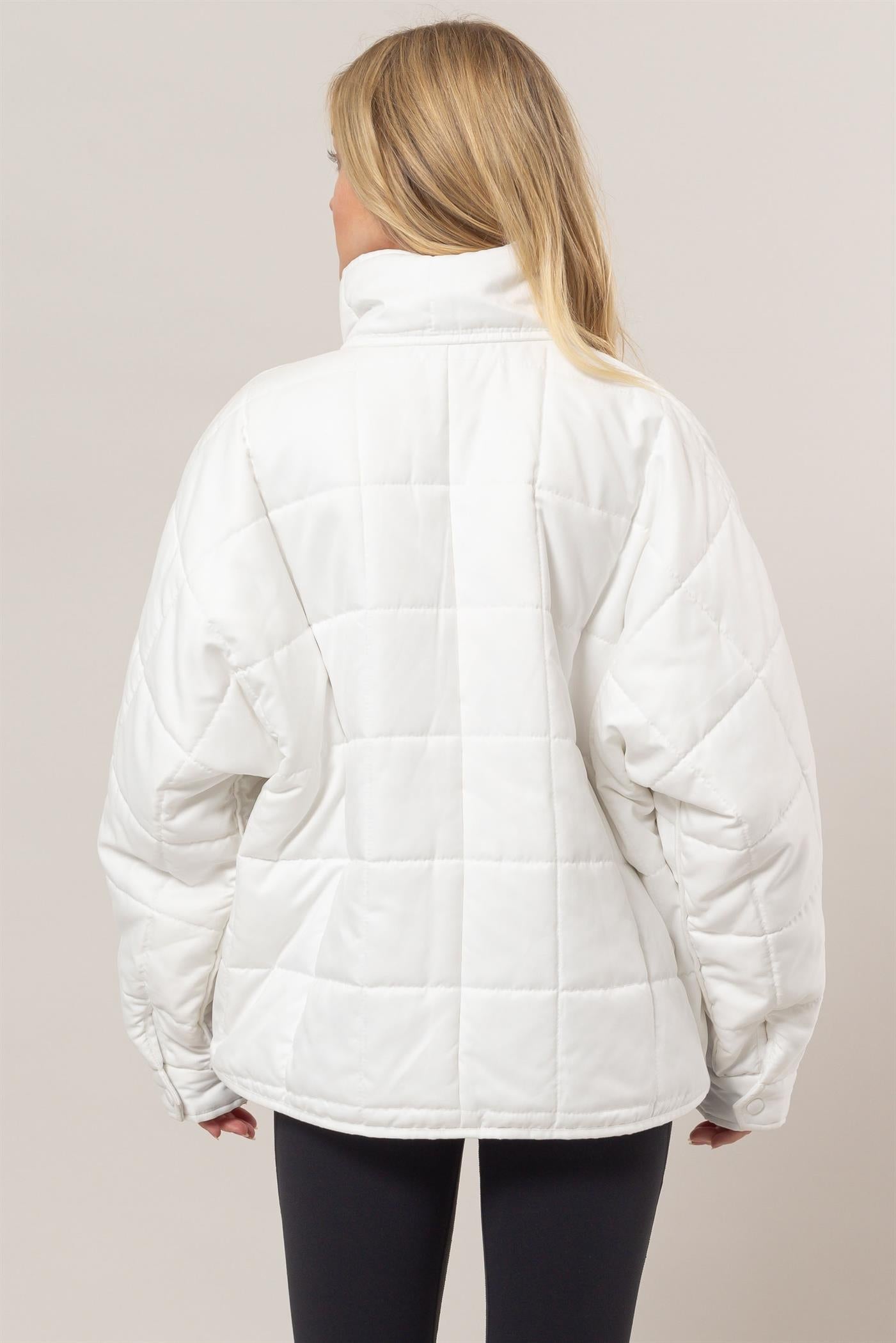 Holly Quilted Puffer Jacket-Jackets-Vixen Collection, Day Spa and Women's Boutique Located in Seattle, Washington