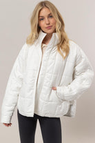 Holly Quilted Puffer Jacket-Jackets-Vixen Collection, Day Spa and Women's Boutique Located in Seattle, Washington