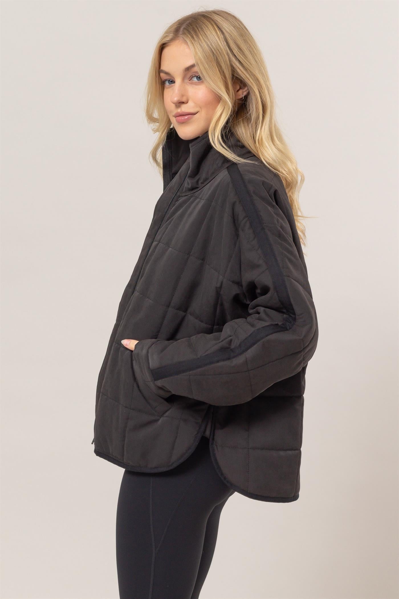 Holly Quilted Puffer Jacket-Jackets-Vixen Collection, Day Spa and Women's Boutique Located in Seattle, Washington