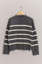 San Louis Striped Sweater-Sweaters-Vixen Collection, Day Spa and Women's Boutique Located in Seattle, Washington