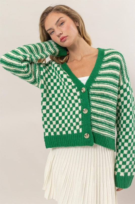 Sweet Side Button Down Cardigan-Sweaters-Vixen Collection, Day Spa and Women's Boutique Located in Seattle, Washington