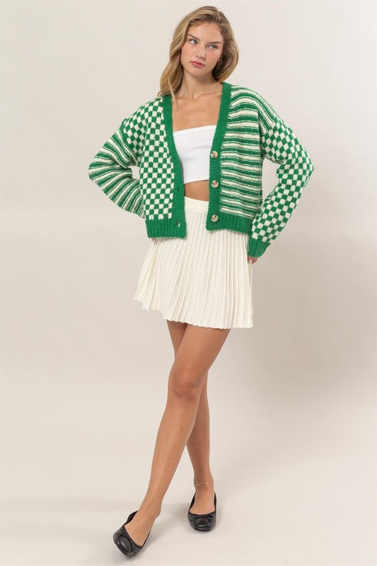 Sweet Side Button Down Cardigan-Sweaters-Vixen Collection, Day Spa and Women's Boutique Located in Seattle, Washington