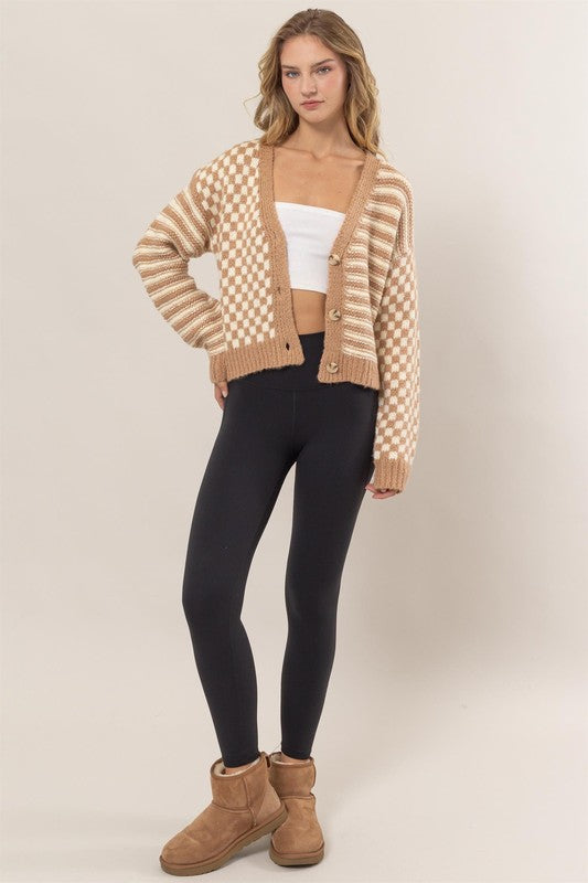 Sweet Side Button Down Cardigan-Sweaters-Vixen Collection, Day Spa and Women's Boutique Located in Seattle, Washington