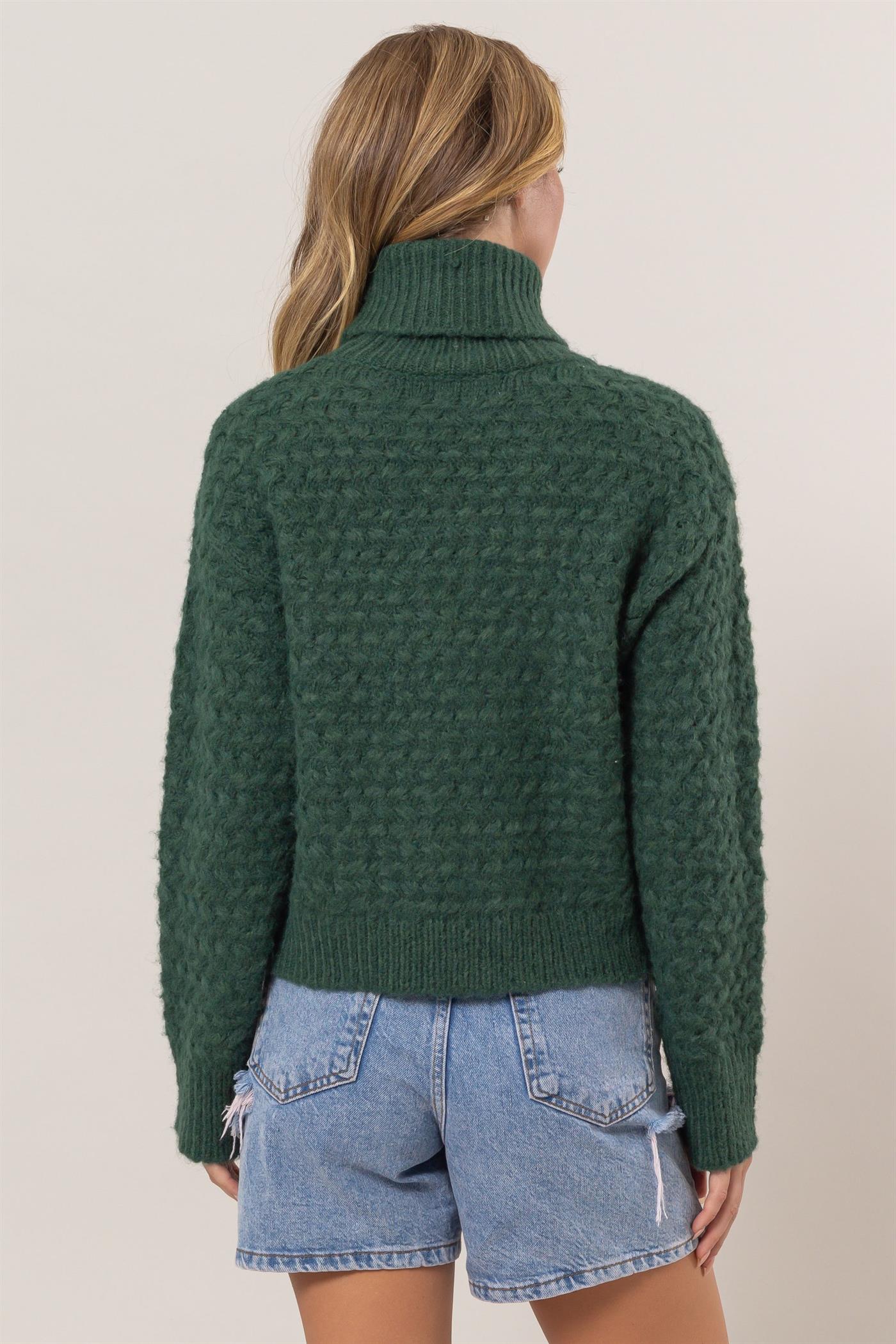 Masie Turtleneck Sweater-Sweaters-Vixen Collection, Day Spa and Women's Boutique Located in Seattle, Washington