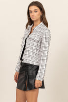 Windsor Classic Tweed Jacket-Jackets-Vixen Collection, Day Spa and Women's Boutique Located in Seattle, Washington