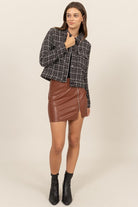 Windsor Classic Tweed Jacket-Jackets-Vixen Collection, Day Spa and Women's Boutique Located in Seattle, Washington