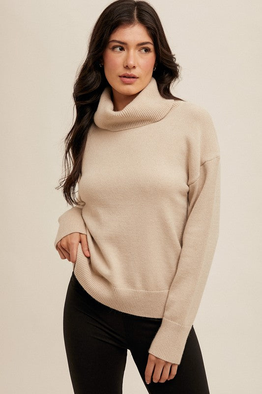 Oh So Soft Turtle Neck-Sweaters-Vixen Collection, Day Spa and Women's Boutique Located in Seattle, Washington