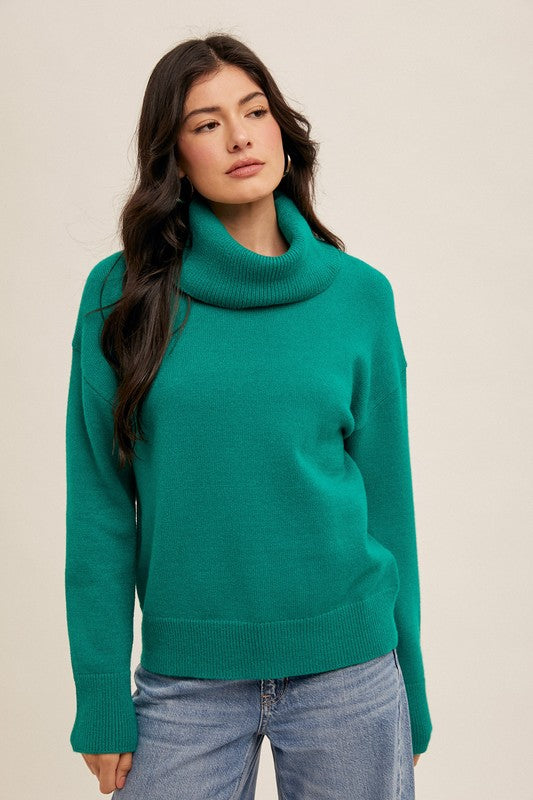 Oh So Soft Turtle Neck-Sweaters-Vixen Collection, Day Spa and Women's Boutique Located in Seattle, Washington