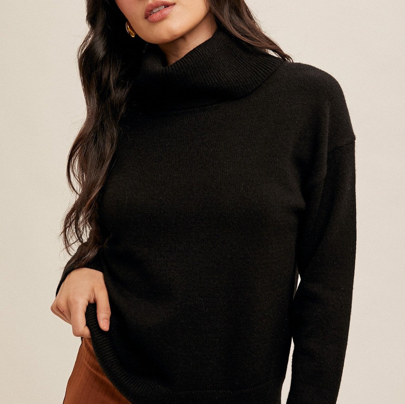Oh So Soft Turtle Neck-Sweaters-Vixen Collection, Day Spa and Women's Boutique Located in Seattle, Washington