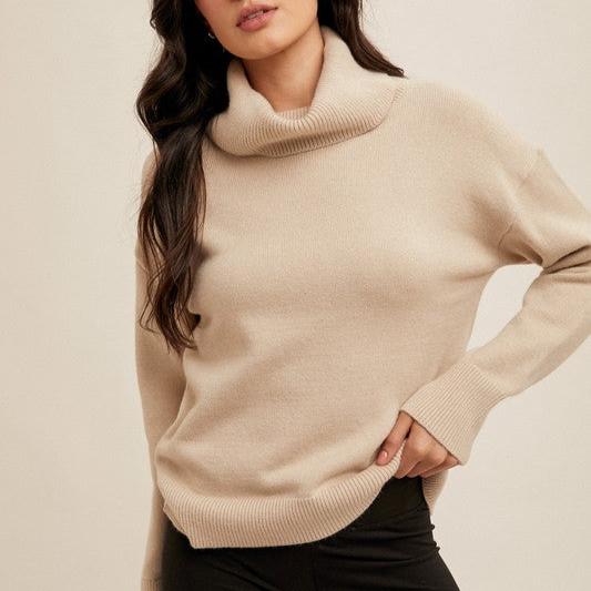 Oh So Soft Turtle Neck-Sweaters-Vixen Collection, Day Spa and Women's Boutique Located in Seattle, Washington