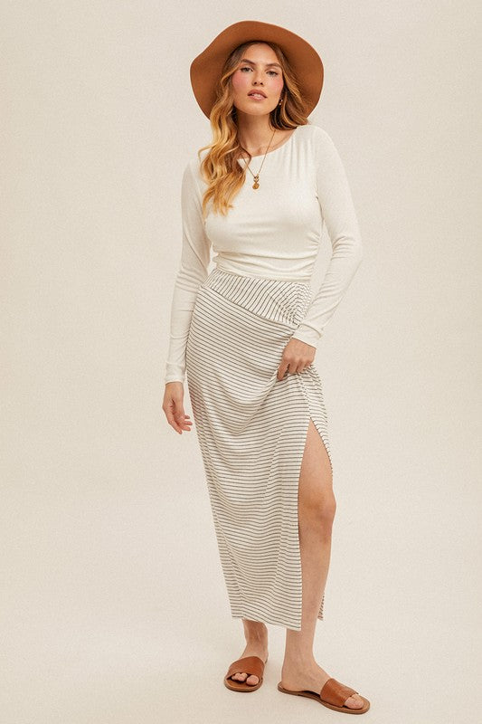 Twisted Tides Skirt-Skirts-Vixen Collection, Day Spa and Women's Boutique Located in Seattle, Washington