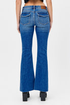 Happi Flare Jeans w/ Patch Pockets-Denim-Vixen Collection, Day Spa and Women's Boutique Located in Seattle, Washington