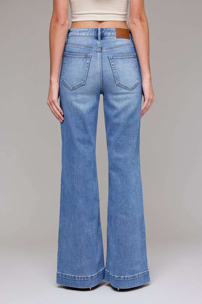 Happi Pintuck Flare Jeans-Denim-Vixen Collection, Day Spa and Women's Boutique Located in Seattle, Washington