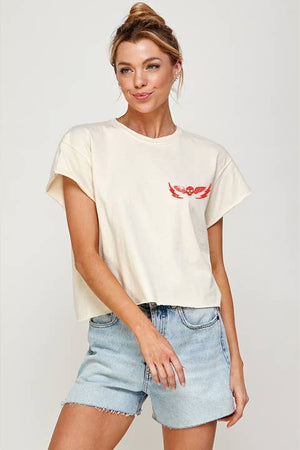 Live For Today Graphic Tee-Short Sleeves-Vixen Collection, Day Spa and Women's Boutique Located in Seattle, Washington