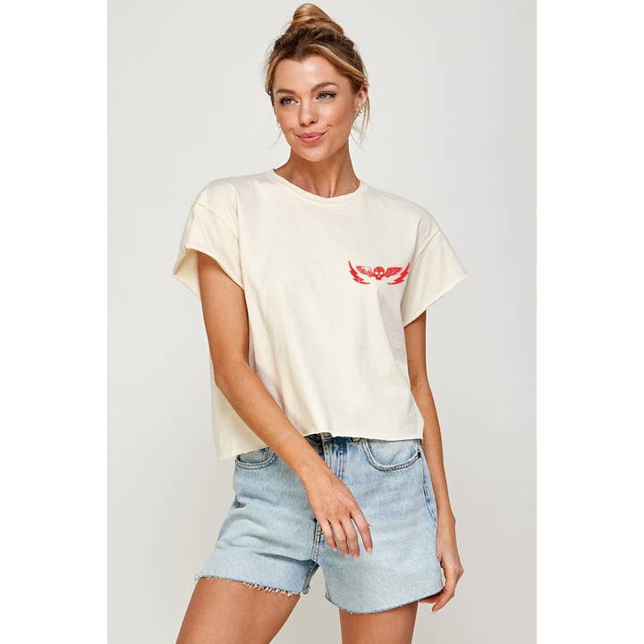 Live For Today Graphic Tee-Short Sleeves-Vixen Collection, Day Spa and Women's Boutique Located in Seattle, Washington
