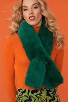 Faux Fur Keyhole Scarf-Scarves-Vixen Collection, Day Spa and Women's Boutique Located in Seattle, Washington