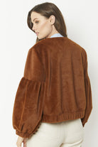 Faux Fur Cropped Jacket-Coats-Vixen Collection, Day Spa and Women's Boutique Located in Seattle, Washington