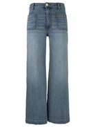 KUT Meg High Rise Wide Leg Patch Pockets Jeans-Denim-Vixen Collection, Day Spa and Women's Boutique Located in Seattle, Washington
