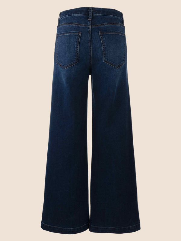 KUT Meg Patch Pocket Dark Wash-Denim-Vixen Collection, Day Spa and Women's Boutique Located in Seattle, Washington