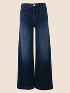 KUT Meg Patch Pocket Dark Wash-Denim-Vixen Collection, Day Spa and Women's Boutique Located in Seattle, Washington