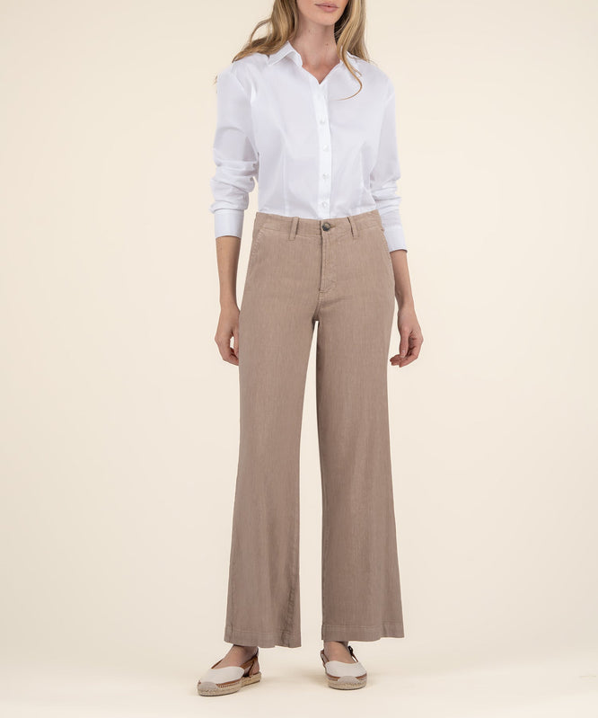KUT Meg Linen Wide Leg Pants-Pants-Vixen Collection, Day Spa and Women's Boutique Located in Seattle, Washington