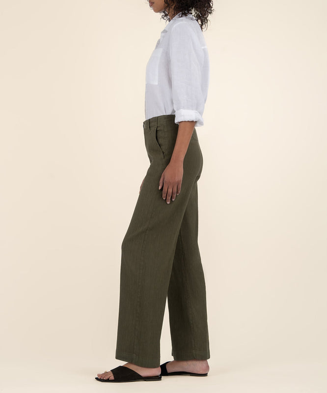 KUT Meg Linen Wide Leg Pants-Pants-Vixen Collection, Day Spa and Women's Boutique Located in Seattle, Washington