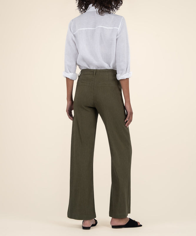 KUT Meg Linen Wide Leg Pants-Pants-Vixen Collection, Day Spa and Women's Boutique Located in Seattle, Washington