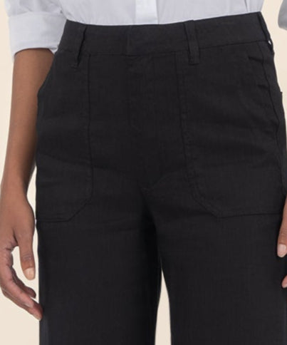 KUT Topaz Linen Wide Leg Pants-Pants-Vixen Collection, Day Spa and Women's Boutique Located in Seattle, Washington