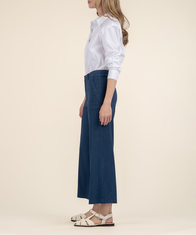 KUT Topaz Linen Wide Leg Pants-Pants-Vixen Collection, Day Spa and Women's Boutique Located in Seattle, Washington
