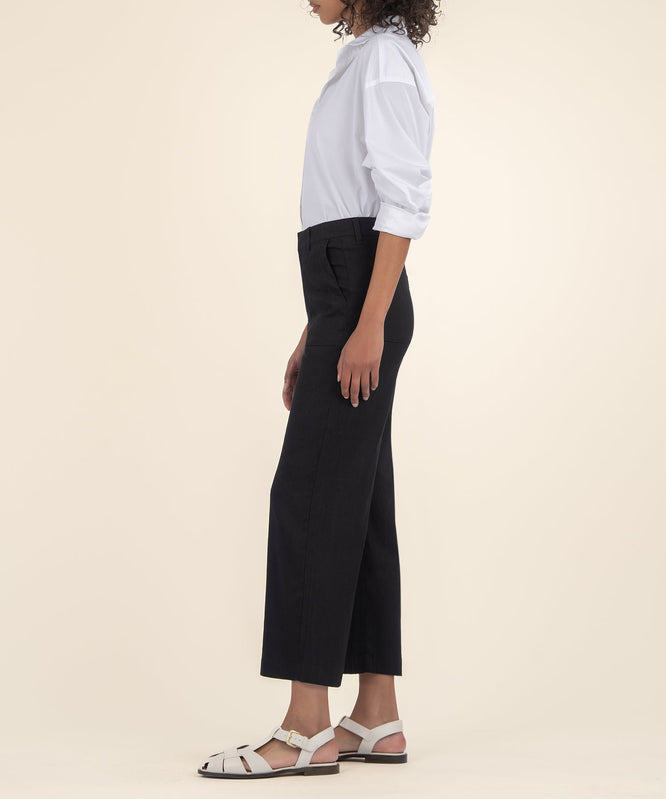 KUT Topaz Linen Wide Leg Pants-Pants-Vixen Collection, Day Spa and Women's Boutique Located in Seattle, Washington