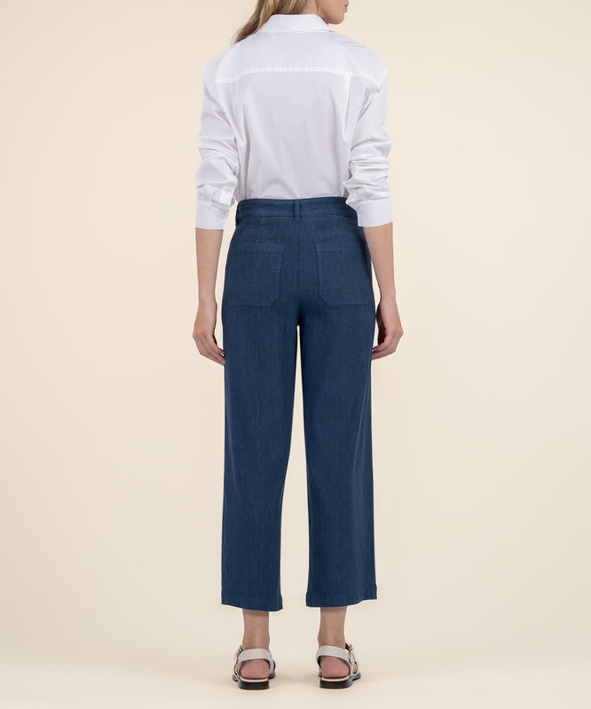 KUT Topaz Linen Wide Leg Pants-Pants-Vixen Collection, Day Spa and Women's Boutique Located in Seattle, Washington