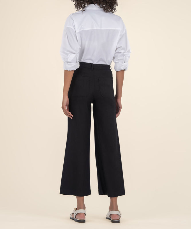 KUT Topaz Linen Wide Leg Pants-Pants-Vixen Collection, Day Spa and Women's Boutique Located in Seattle, Washington