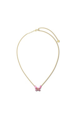 Bianca Butterfly Short Pendant Necklace-Necklaces-Vixen Collection, Day Spa and Women's Boutique Located in Seattle, Washington